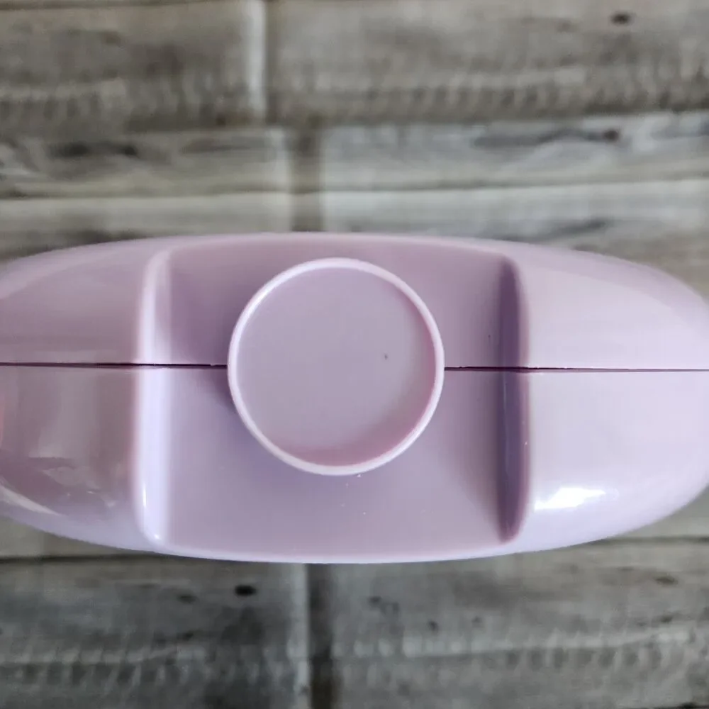 CABOODLES Round Lilac Make up Cosmetic Case Compact style Organizer mirror small